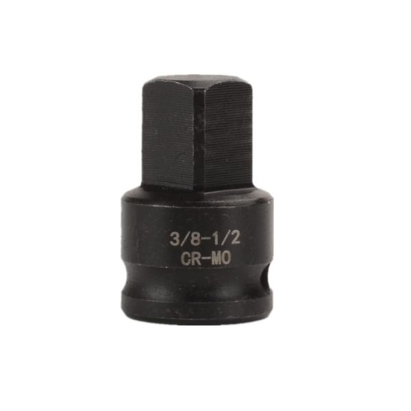 Socket Conversion Adapter for Impact Wrench, Insertion Angle Conversion Socket, Impact Socket 3/8 (9.5mm) -1/2 (0.5 mm) CR-MO