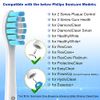OralClass Replacement Toothbrush Heads Compatible with Sonicare Electric Toothbrushes, Medium to Soft Electric Brush Head Refills Fit for Philips Sonic Care Click on Handles, 8 Pack