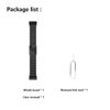LDFAS Fenix 7X/6X/5X Plus Band, 26mm Titanium Metal Quick Release Easy Fit Watch Strap with Double Button Clasp Compatible for Garmin Fenix 7X Pro/6X Pro/5X Plus/Enduro 2/tactix 7 Bands, Black