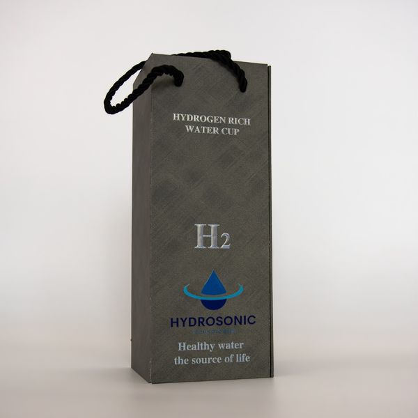 HydroSonic Tech hydrogen water bottle SPE/PEM 1600 PPB 420ML Alkaline Ionizer