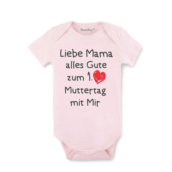 BesserBay Baby Body - Erster Mutter Blau 3-6M