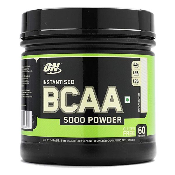 Optimum Nutrition Instantized BCAA Unflavored 5000mg Optimum Nutrition BCAA 5000 Powder Unflavored 345g, 1 Pack