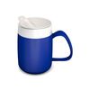 Ornamin Mug with Internal Cone with spouted lid, Blue