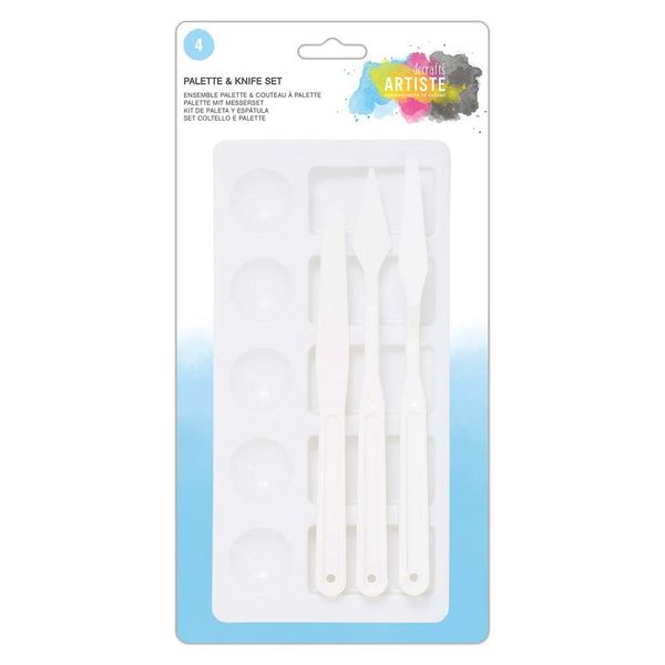 Artiste Palette & Knife Set - 4 Pack