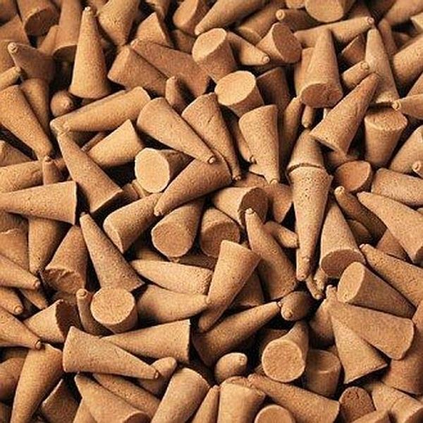 Ancient Wisdom Indian Incense Cones - Various Fragrances - Various Sizes (100, Peach Mango)