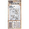 Stampers Anonymous Tim Holtz Mini Layered Stencil Set #4