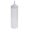 WideMouth C11253C Wide Natural 12 Oz. Squeeze Dispenser - 6 / PK