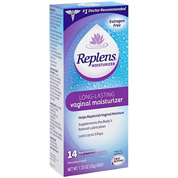 Replens Long-Lasting Vaginal Moisturizer with Reusable Applicator, 35-Gram Tubes (Pack of 2)