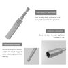 Leliafleury 13mm Deepen Hexagon Socket, Nut Setter Driver Drill Bit, Quick Change Impact Socket Adapter, 1/4 inch Hex Shank, 80mm Length