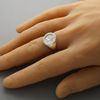 LoveSilver - Personalised Sterling Silver Mens St Christopher Ring In Gift Box - Size S