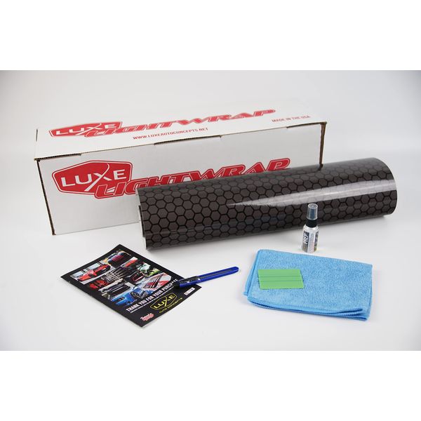 Luxe LightWrap Light Smoke Stealth Universal Headlight Tail Light Tint Kit (20” x 2 Yard)