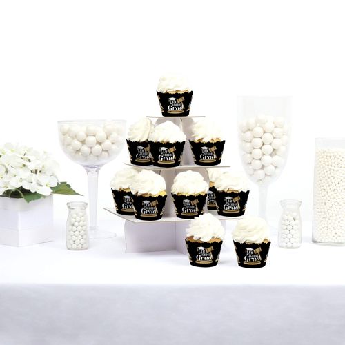 Big Dot of Happiness Law School Grad - Future Lawyer Graduation Party Decorations - Party Cupcake Wrappers - Set of 12