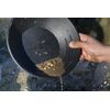 SE 10” Black Plastic Gold Pan with Riffles - GP1001B