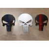 Punisher trailer hitch cover silver