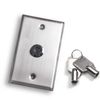 Fielect S70K Key Switch Lock On/Off Exit Switch Emergency Door Release SPST for Access Control Panel Mount with 2 Keys 52 * 36mm 1pcs
