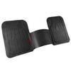 Black Motor Trend "Wing Runner" Full Width Heavy Duty Front Car Floor Mat Liner