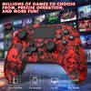 Dinosoo Wireless Controller for Android with USB Cable/Dual Vibration/6-Axis Motion Control/3.5mm Audio Jack/Multi Touch Pad/Turbo/1000mAh Battery/Programming, with PS5 2.4g Adapter