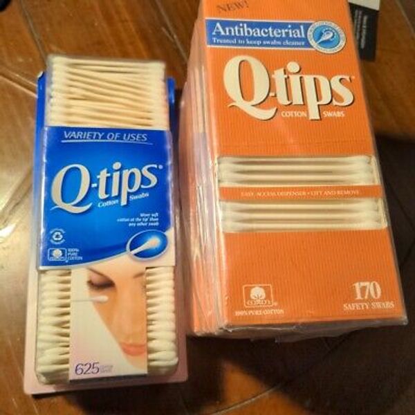 Q-TIPS COTTON SWABS 1645 CT, DOUBLE TIPS Antibacterial