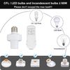 Wireless Remote Control Bulb Socket 30M Remote Control 360 Degree Control Support E26/E27 Interface 100W LED Bulb Low Power Consumption Remote Light Socket No Wiring for Home Lighting Fixtures