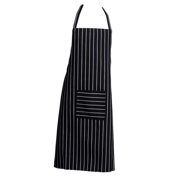 DH Butchers Stripe Apron Navy