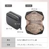 MURA Makeup Pouch, Makeup Pouch, Mesh, Cosmetic Pouch, Black