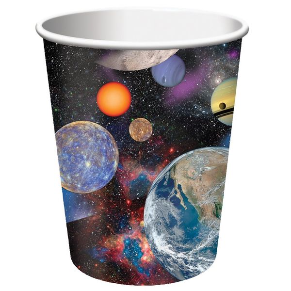 Space Blast Party Paper Cups x 8