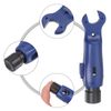 sourcing map Coaxial Cable Stripper, Multifunctional Pen-Style Stripping Hand Tool for RG59/6 Coax Cables