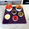 Square Placemat Set - Gloss Turquoise 2 Placemats Large 38cm