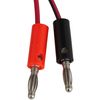 Black Black Cling Clip + Banana Plug (4mm) Cable 90cm