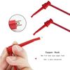Stackable Banana Plug to Mini Grabber Test Leads 4mm Stackable Banana Plug to Mini Grabber Test Hook Flexible Test Cable Cable with Protective, Flexible Wire Leads Multicoloured Lab-Grade Kit