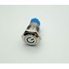 3 x 12MM Momentary Push Button Switch 12V w/ RED LED Pre-Wired Connector