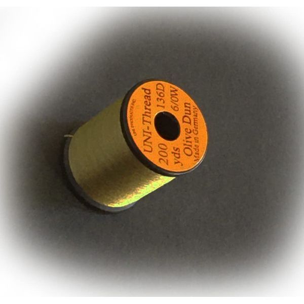 Uni-Threaded (6/0, Olive Dan, 200yd)