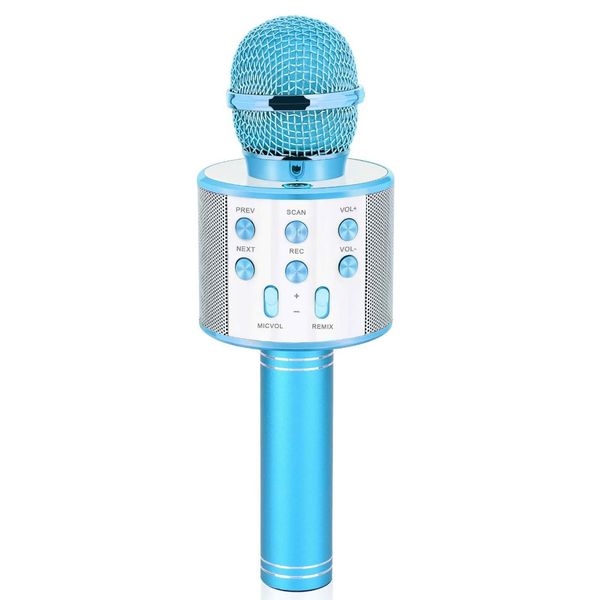 Dodosky Kids Toys Age 5 6 7 8 9 10, Karaoke Microphone for Kids Popular Toys for Girl Boy Age 5-12 Birthday Gifts for Teen Girls Boys Age 5-12 Party Gift for Girl Boy Age 4-12 - Blue