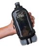 Nathan - SpeedDraw 2 View 18oz Ins. Flask Black/Reflective Silver OSFA
