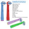 16pcs Kids Replacement Toothbrush Heads Compatible with Electric Toothbrush, Soft Bristles and Small Heads for Sensitive Teeth and Gum of The Kids