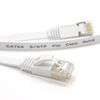 kenable FLAT CAT6A S/STP Shielded 500MHz Ethernet LAN Cable RJ45 4m White