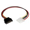StarTech.com LP4SATAFM12 12in SATA to Molex LP4 Power Cable Adapter
