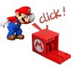 doepeBAE Games Storage Case - Nintendo Switch Compatible, Hard Shell Protective Storage System with 16 Game Card Slots (Mario RED)