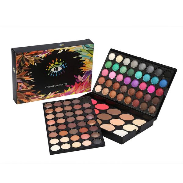 Eyeshadow Makeup Palette, Professional 80 Colors Eyeshadow and 15Colors Concealer Palette, Eye Makeup Palette Cosmetics Set