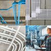 Sourcing Map 100Pcs PVC Pipe Straps, 20mm White PVC Pipe Clamp