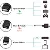PremiumCord USB to Micro USB Adapter, OTG, Black, 14cm