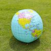 Keesoon-36 Inch Giant Geographic Globe, Inflatable Globe, PVC Educational Game World Map Globe, Diameter 90cm