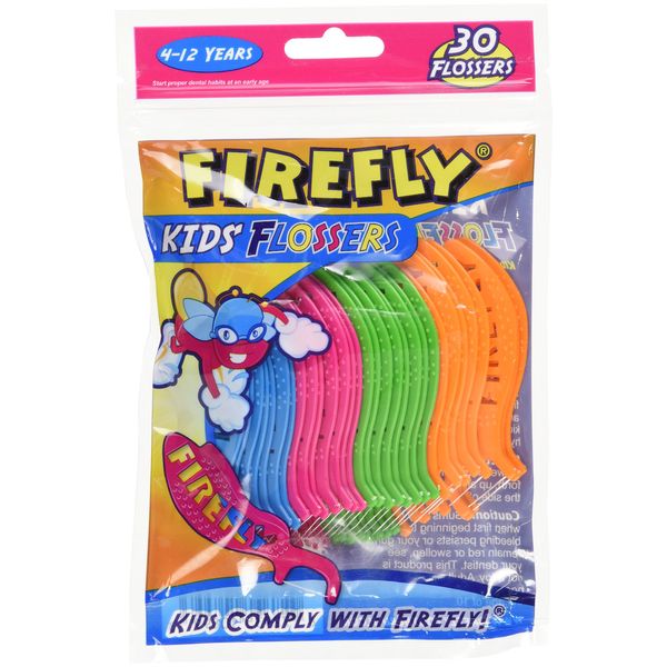 Firefly Kids Flossers: 30 Count