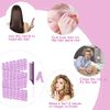 28Pcs Rollers Hair Curlers, Self Grip Hair Rollers ,Hair Rollers for Volum, Snap on Hair Curlers Sleep in,for Women Hair Styling No Hair Damaging for Long Hair,Medium and Short Hair