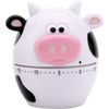 Joie Meow Kitchen Timer  60-Minute Mechanical Cooking Timer, Cat-Themed, BPA-Free Plastic, Multicolor