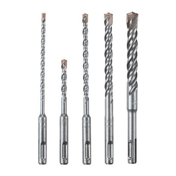 BOSCH HCK005 5 Piece Carbide-Tipped SDS-plus Rotary Hammer Drill Bit Set