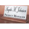 Custom Nameplate - Solid Marble - For Graduation or Professional Promotion Gift