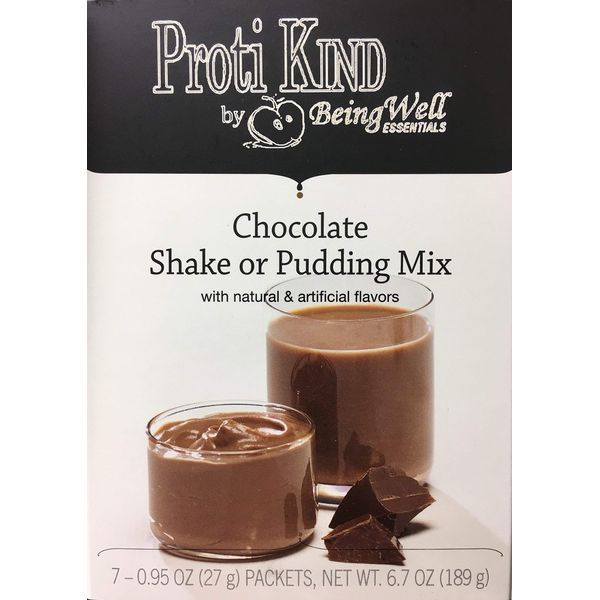 Proti Kind Chocolate Shake or Pudding Mix - 7 servings per box - 15 grams protein per serving