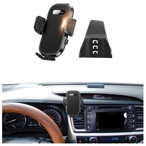soukeo Upgraded Car Phone Holder Fits for Toyota Highlander 2014-2019 Auto Accessories,Cradles Adjustable Cell Phone Mount for 4-7 in Phones