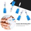 Manicure Tool, Premium Ceramic Nail Drills, Nail Drill Bits Smooth Tip Drill Bits Professional Nail Cutters Bits for Acrylic Nails, Safety Cuticle Clean Gel Removal(#4)